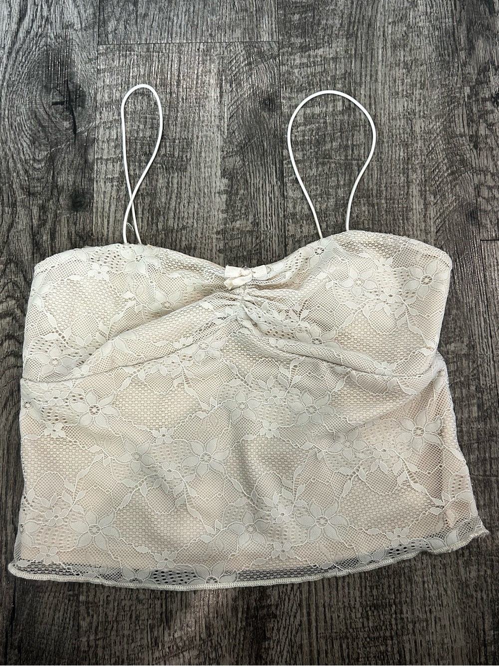 wild fable Lace Trim Light Tan Camisole
